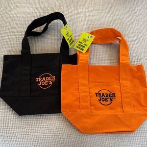 TRADER JOE’S Bundle of 2 Trick or Treat Canvas Tote Bags SKU #81415